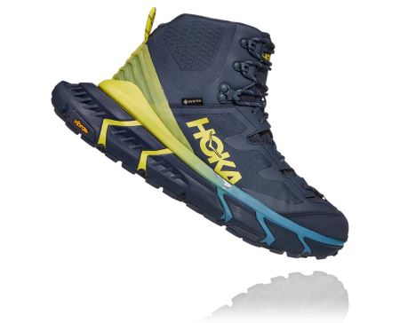 Hoka One One TenNine Hike GORE-TEX - Sapatos De Caminhada Homem Azuis / Verdes | PT-kfQ2xQO